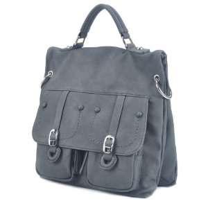 Dark Gray Deyce Jane Quality PU Women Shoulder Bag Handbag to match 
