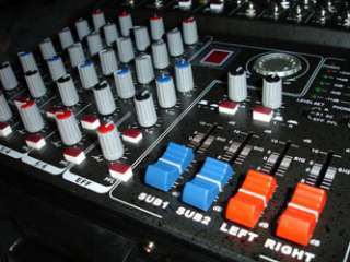 Moses MOS 777 Mobile Powered Mixer 6CH 6 Channel 12 FX  
