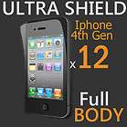 12X CLEAR FULL BODY Screen Cover Shield Protector FRONT + BACK iPhone 