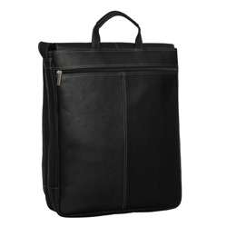 Royce Leather 17 inch Vertical Laptop Messenger Bag  