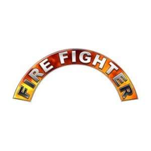  Real Fire Firefighter Fire Helmet Arcs / Rocker Decals 