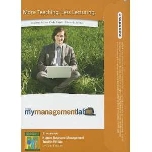   Code for Human Resource Management (MyManagementLab (access codes