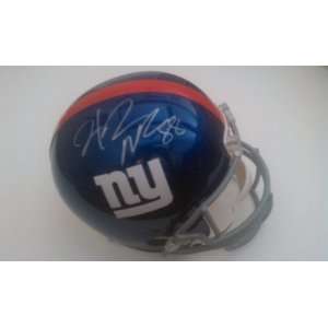 Hakeem Nicks Signed New York NY Giants Full Size Helmet