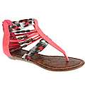 Elegant by Beston Womens Cherrie Coral Gladiator Sandals 