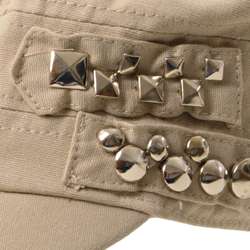 Adi Designs Womens Studded Military Hat  Overstock