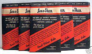 12 Free Sample Lan O Sheen Soap Old Stock St Paul Minn  
