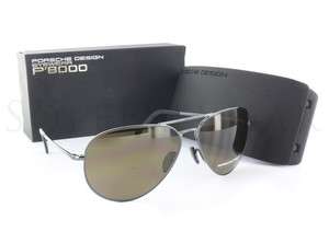NEW Porsche Design P8508 B P 8508 Matte Silver Sunglasses  