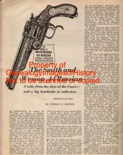 Smith & Wesson .44 Russian + Genealogy  