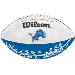  Wilson Detroit Lions Rubber Mini Football: Sports 