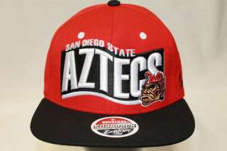 SAN DIEGO STATE AZTECS NCAA SNAPBACK HAT CAP RALLY TEAM COLORS  