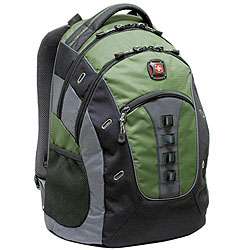   SwissGear GRANITE Green 15.4 inch Laptop Backpack  Overstock