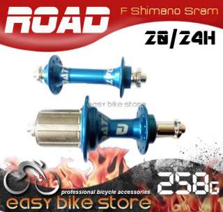 SHIMANO * BLUE Dati Road Bike Super Light Bearing Hub *20 24H *  