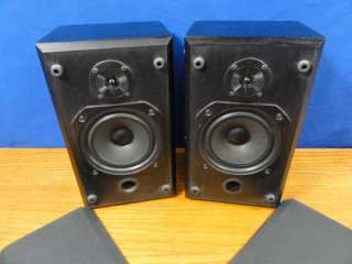 Bowers & Wilkins 200 Series V201 Black Bookshelf Stereo Speakers 