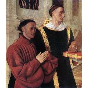   with St Stephen, By Fouquet Jean 