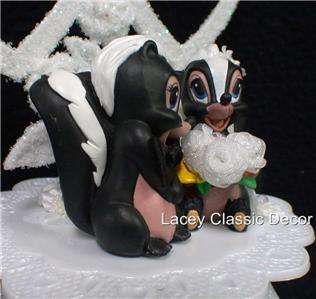 Wedding Cake Topper Flower the Skunk Disney Bambi top 1  