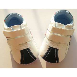 Cute Toddler Infant Baby Boys Shoes 6 12m White Blue  