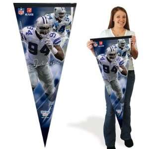   71737091 NFL Premium Pennant   DeMarcus Ware: Sports & Outdoors