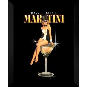   Ralph Burch FRAMED Print 24x30 Razzle Dazzle Martini