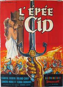 THE SWORD OF EL CID 1963 Miguel Iglesias 47x63  