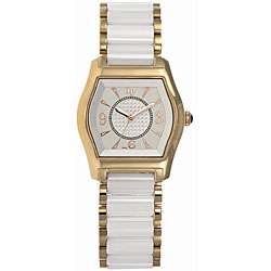 Lucien Piccard Womens White Ceramic Watch  