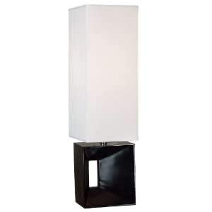   Homes Niche Table Lamp with a White Fabric Shade