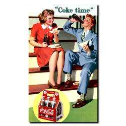 Coke Time Gallery wrapped Canvas Art  Overstock