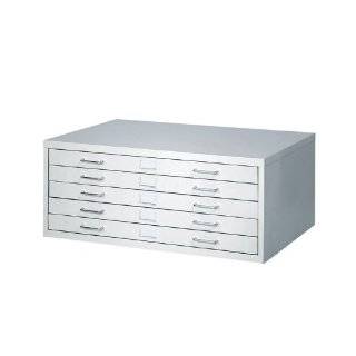 SMI Unfinished Birch Flat File Taborets   Flat File Taboret, 6 Drawers