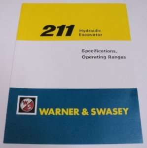 Warner & Swasey 1975 211 Excavator Sales Brochure  