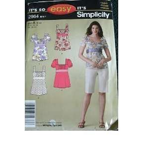 MISSES TOPS SIZE 10 12 14 16 18 20 22 EASY SIMPLICITY PATTERN 2964