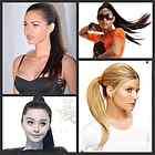 clip in on remy human hair ponytail extensions 100g any color easy 