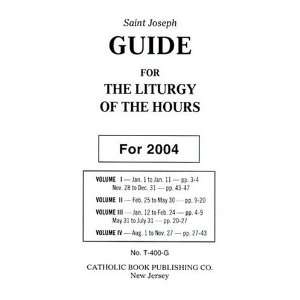 Guide for Liturgy of the Hours (9780899424491): Books