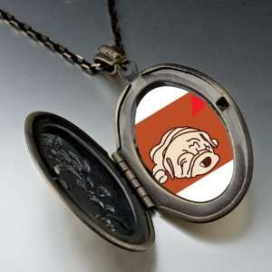  Shar Pei Dog White Pendant Necklace: Pugster: Jewelry