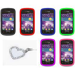   Samsung i110 ILLUSION Silicone Case with Heart Charm  Overstock