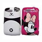 panda lovely cartoon hard back cover case for htc wildfire