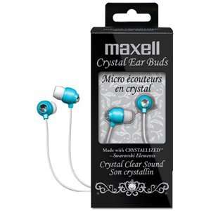  New   Maxell CEB Blue Crystal Earphone   CA0657 