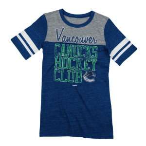  Vancouver Canucks Womens Affiliation Tri Blend Sporty T Shirt 