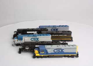 Athearn HO Scale CSX, ACL & Norfolk Southern Dummy Diesel Engines (6 
