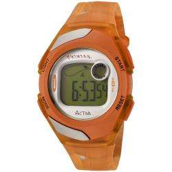 Activa Womens Orange Digital Multi Function Watch  