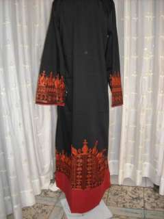 Middle Eastern Embroidered Caftan Katan Abaya Dress #9  