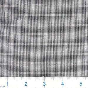  56 Wide Wash and Wear Shirting Houndstooth Grey/Blue 