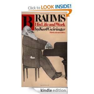 Brahms His Life And Work (Da Capo Paperback) Karl Geiringer  