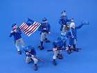 Revolutionary War Toy Soldiers Painted Plastic Figures 1/32 Scale 