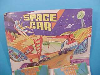 SPACE BUILDER MOON CARS LOT x 10 on RETAIL CARD 1970S  