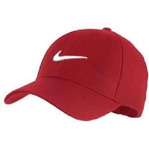 Nike Legacy 91 Team Red Classic Swoosh Cap:  Sports 