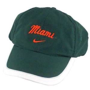  Nike Miami Hurricanes Green Ladies Comfie Hat: Sports 