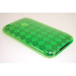  KingCase iPhone 3G & 3GS * Flexible Argyle Case (Green 