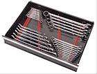 Ernst Tool Organizer Rail Wrench Holder 40 Wrenches ABS Plastic Red 