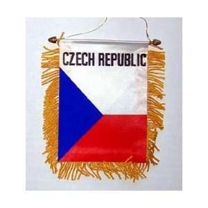  Czech Republic   Window Hanging Flag Automotive