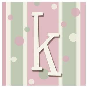  Striped Polka Dot Wall Letters (Girls): Kitchen & Dining