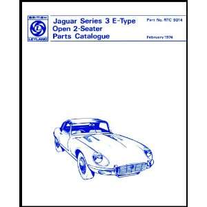Jaguar E Type V12 Ser 3 Parts Catalog (Official Parts Catalogue S 